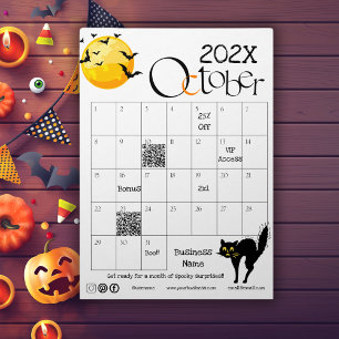 Halloween Countdown Advent Kalender Promotie Gift Kaart