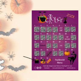 Halloween Countdown Advent Kalender Zakelijke Prom Aankondiging