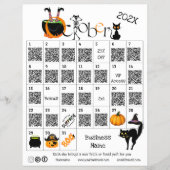 Halloween Countdown Advent Kalender Zakelijke Prom Flyer (Voorkant)