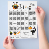Halloween Countdown Advent Kalender Zakelijke Prom Flyer (Hand)