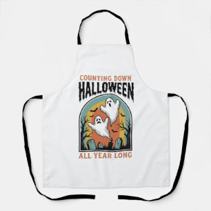 Halloween Countdown T-shirt Vintage Kerkhof Grafis Schort