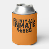 Halloween County Gevangenis Gevangene Sinaasappel Blikjeskoeler (Blikje Voorkant)