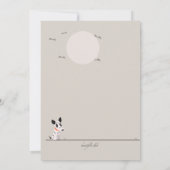 Halloween Couples Shower Invitation Kaart (Achterkant)