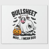 halloween cow cadeaupapier (Vlak)