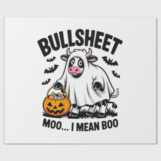halloween cow cadeaupapier