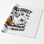 halloween cow cadeaupapier (Uitgerold)