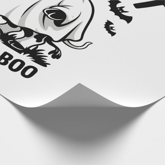 halloween cow cadeaupapier (Hoek)