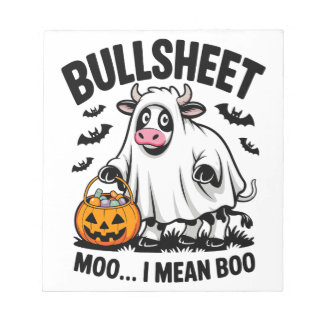 halloween cow notitieblok