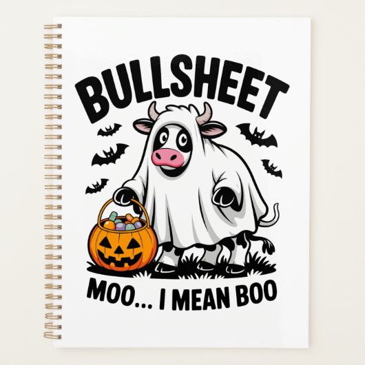 halloween cow planner (Voorkant)