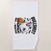 halloween cow strandlaken (Voorkant)