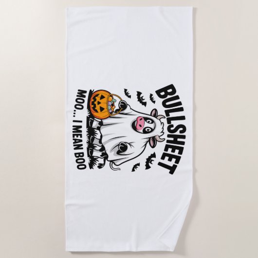 halloween cow strandlaken (Voorkant)