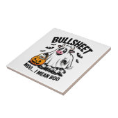 halloween cow tegeltje (Zijkant)