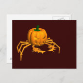 Halloween Crab Briefkaart (Voorkant / Achterkant)