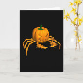Halloween Crab Kaart (Gele Bloem)