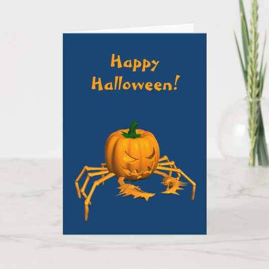 Halloween Crab Kaart (Voorkant)