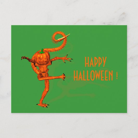 Halloween Creater from Galaxy Pumpkin Briefkaart (Voorkant)