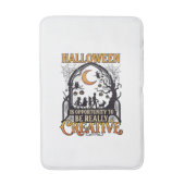 Halloween Creatieve Kinderen Silhouet Halve Maan W Badmat (Voorkant Verticaal)