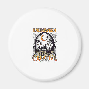 Halloween Creatieve Kinderen Silhouet Halve Maan W Magneet