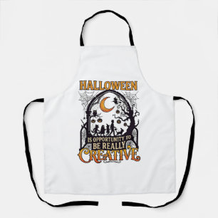 Halloween Creatieve Kinderen Silhouet Halve Maan W Schort