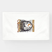 Halloween Creatieve Kinderen Silhouet Halve Maan W Spandoek (Horizontaal)