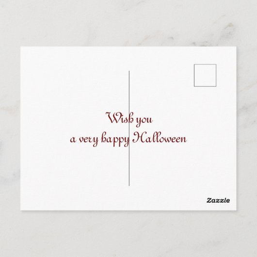 Halloween Creative Pumpkin Vegetable Design Briefkaart (Achterkant)