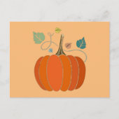 Halloween Creative Pumpkin Vegetable Design Briefkaart (Voorkant)