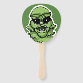 Halloween Creature aangepaste tekst hand fan set Handwaaier (Voorkant)