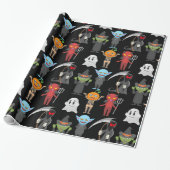 Halloween Creatures Cadeaupapier (Uitgerold)