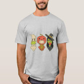Halloween Creatures Face Mask T-shirt (Voorkant)