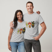 Halloween Creatures Face Mask T-shirt (Unisex)