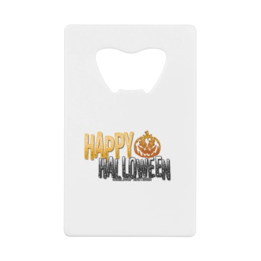 Halloween Creditkaart Flessenopener (Voorkant)