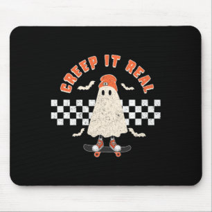 Halloween Creep It Real Ghost Boy Herfst Seizoen S Muismat