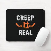 Halloween Creep Real Funny Bat Birthday Muismat (Met muis)