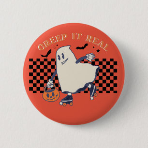 Halloween Creep real Ronde Button 5,7 Cm