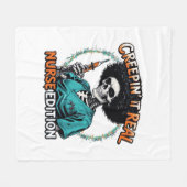 Halloween Creepin It Real! Nurse Edition Classic T Fleece Deken (Voorkant (Horizontaal))