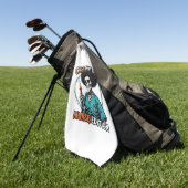 Halloween Creepin It Real! Nurse Edition Classic T Golfhanddoek (Groen)