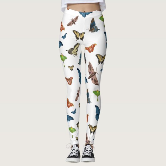 halloween creepmoth print leggings (Voorkant)