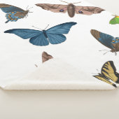 halloween creepmoth print sherpa deken (3/4)