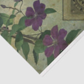 Halloween Creepy Anatomy and Pink Flowers Ephemera Tissuepapier (Detail)