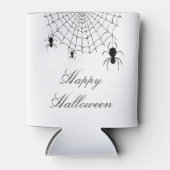 Halloween Creepy Black Spiders Koelbox Blikjeskoeler (Voorkant)
