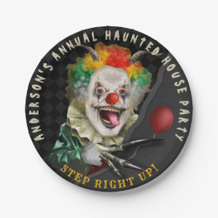 Halloween Creepy Clown Adult Scary Circus Party Papieren Bordje