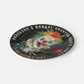 Halloween Creepy Clown Adult Scary Circus Party Papieren Bordje (Gekanteld)