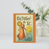  Halloween Creepy Feestdagenkaart (Staand voorkant)