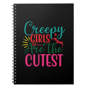 Halloween Creepy Girls zijn de meest gekutste verj Notitieboek