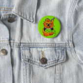 Halloween Creepy Gory pompoen Horror Ronde Button 5,7 Cm (In situ)