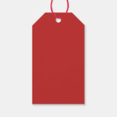 Halloween Creepy Gothic Jack O Lantaarn Pompoen Cadeaulabel (Achterkant)