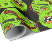Halloween Creepy Gruyal Green Monster Character Cadeaupapier (Rol Hoek)