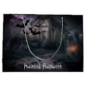 Halloween Creepy Haunted Mansion Groot Cadeauzakje (Achterkant)