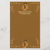 Halloween Creepy Kind Witches Stationery Briefpapier (Voorkant)