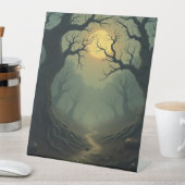 Halloween Creepy Path Reclamebord Met Voetstuk (Insitu)